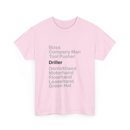 Rig Crew Series 'Driller' - Adult Short Sleeve Tee