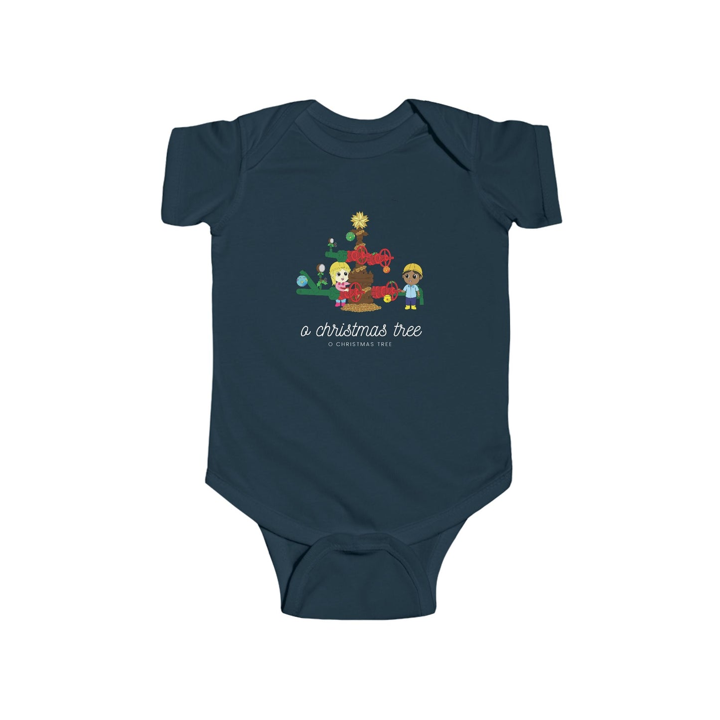 'O Christmas Tree' Infant Short Sleeve Bodysuit