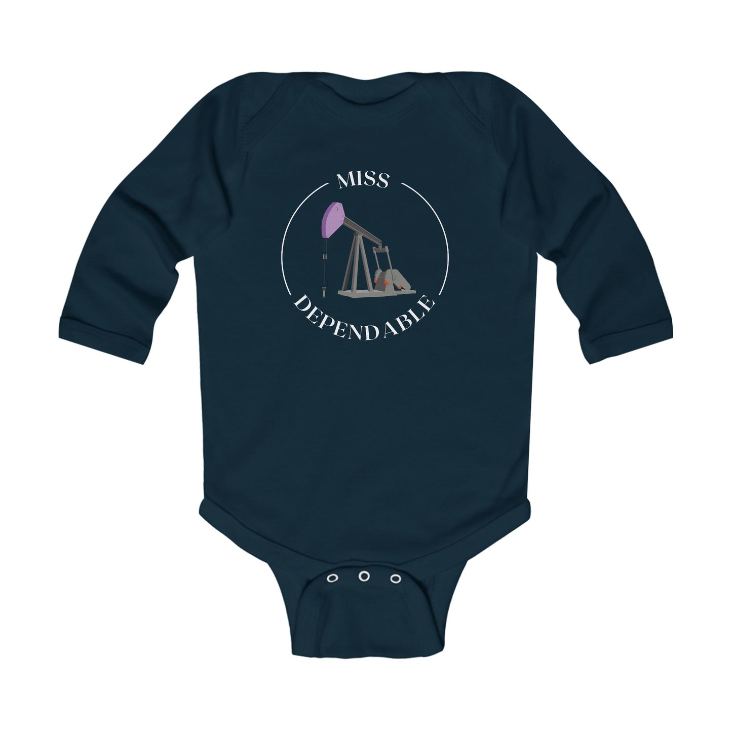 'Miss Dependable' Infant Long Sleeve Onesie