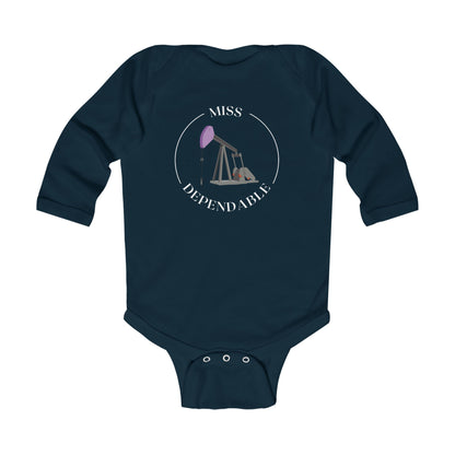 'Miss Dependable' Infant Long Sleeve Onesie