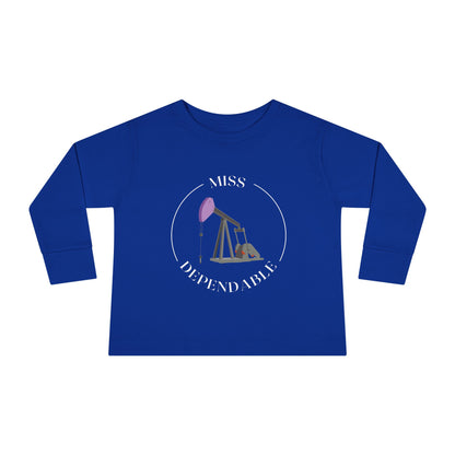 'Miss Dependable' Toddler Long Sleeve Tee