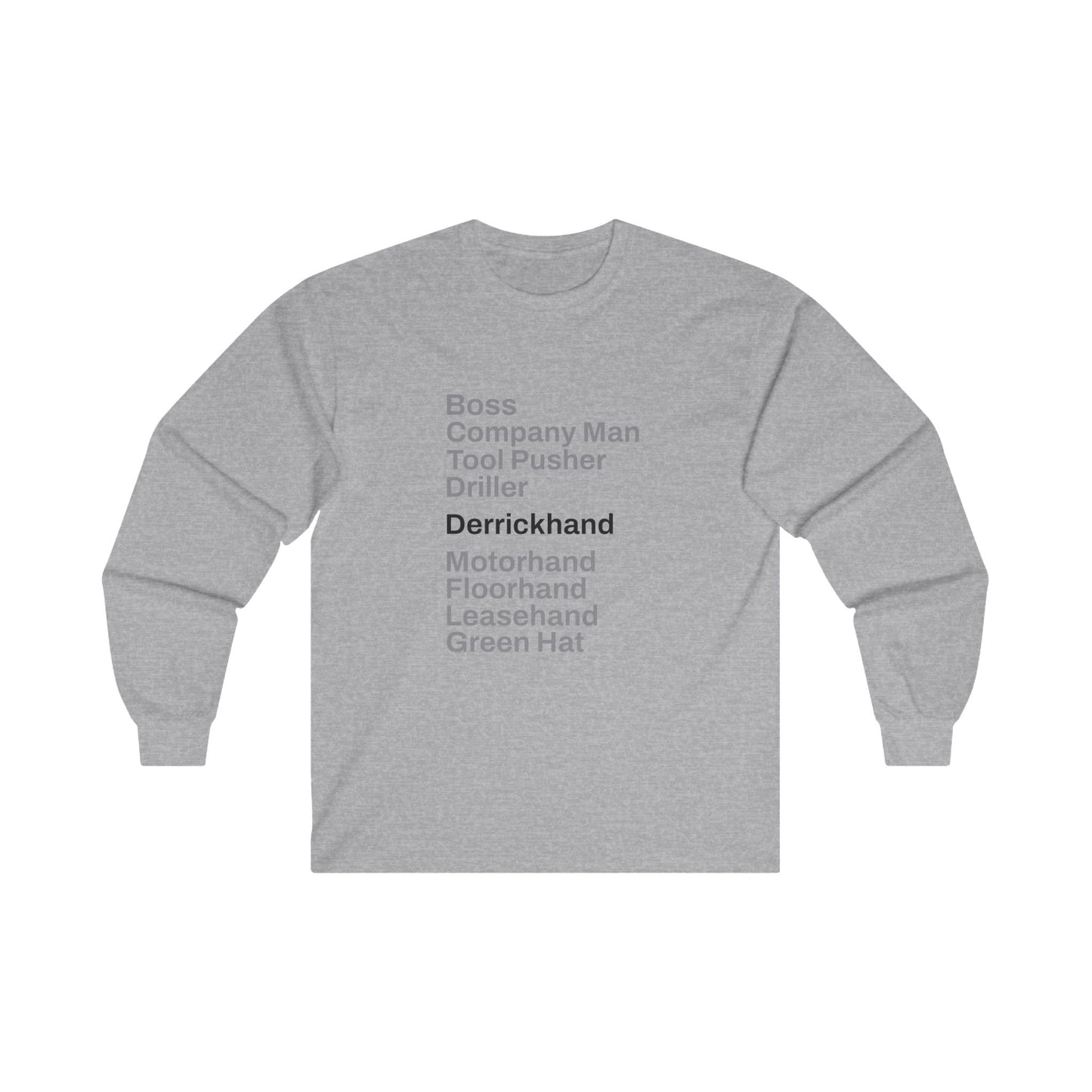 Rig Crew Series 'Derrickhand' - Adult Long Sleeve Tee