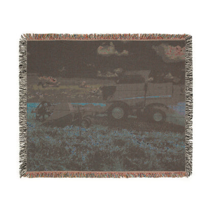 'Goodnight Combine' Woven Blanket