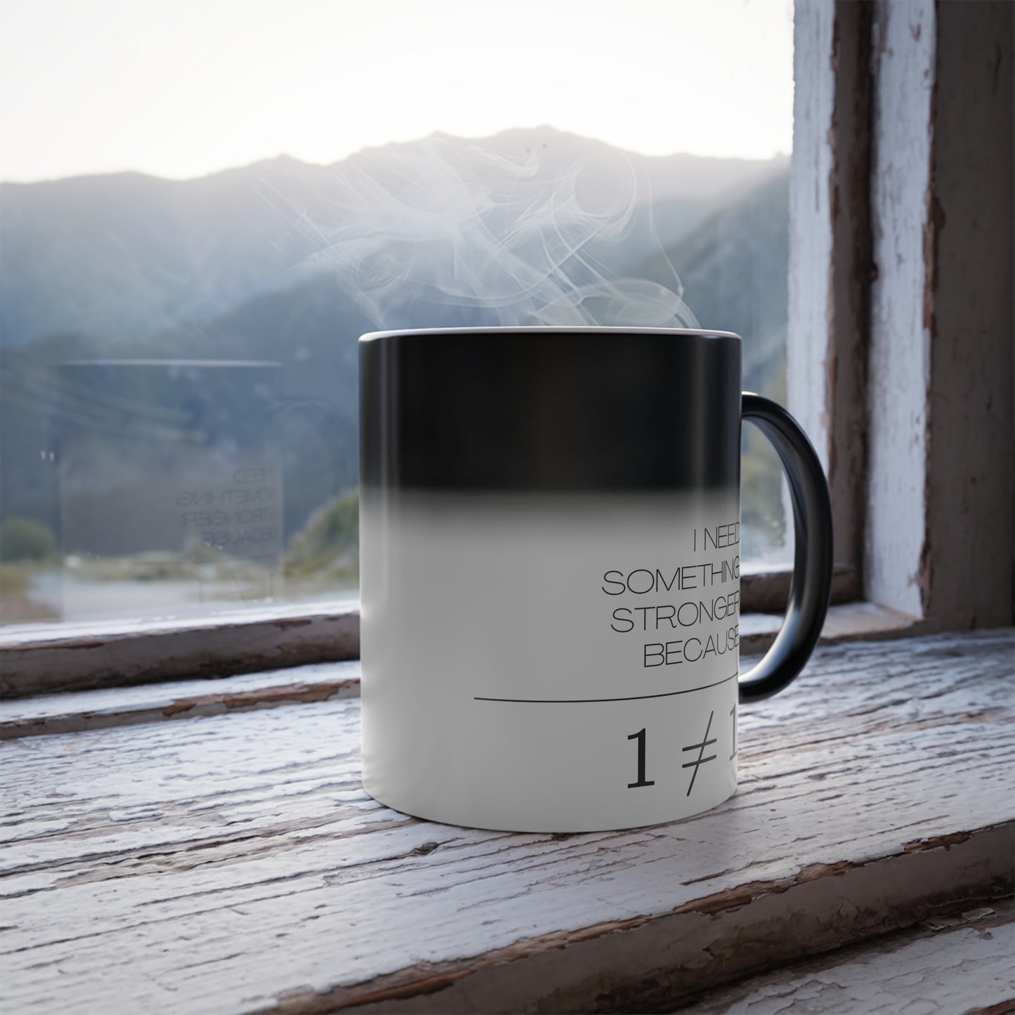 "1 ≠ 1" Accounting/Division Order Color-Changing Mug
