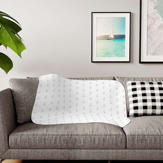 Pumping Unit Cozy Two-Tone Sherpa Blanket
