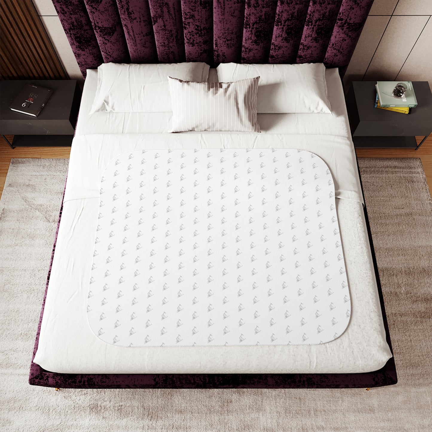 Pumping Unit Cozy Two-Tone Sherpa Blanket