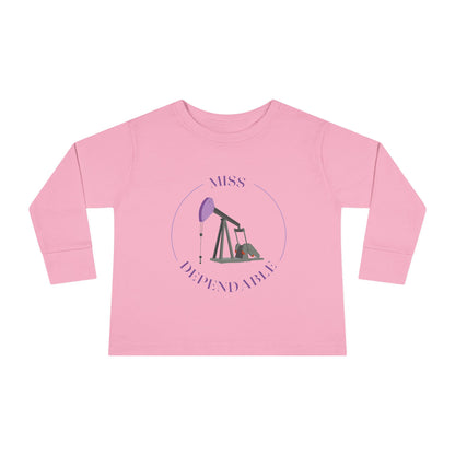 'Miss Dependable' Toddler Long Sleeve Tee