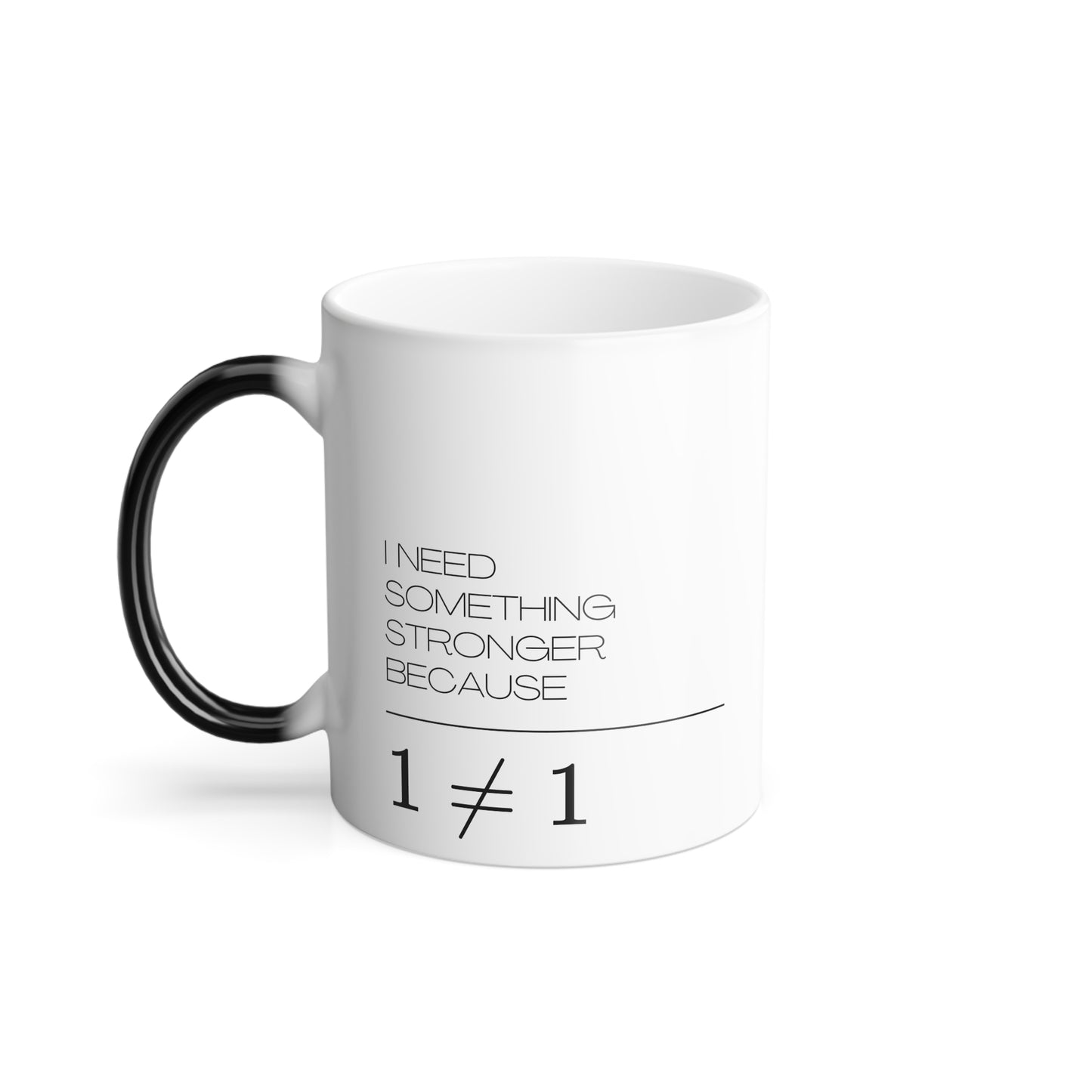 "1 ≠ 1" Accounting/Division Order Color-Changing Mug