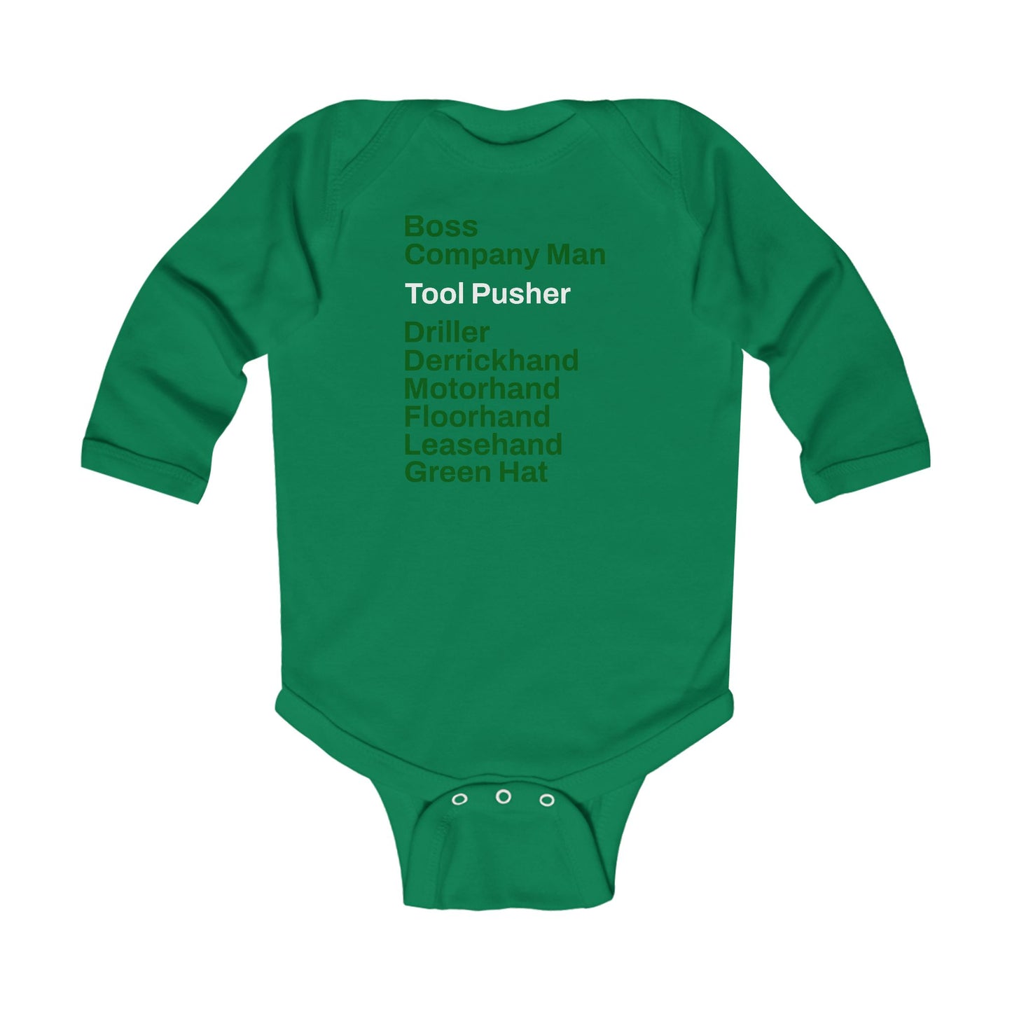 Rig Crew Series 'Tool Pusher' - Infant Long Sleeve Onesie