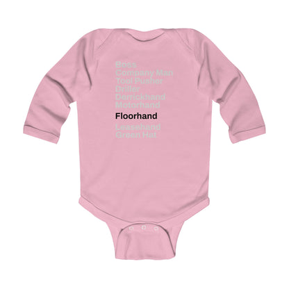 Rig Crew Series 'Floorhand' - Infant Long Sleeve Onesie