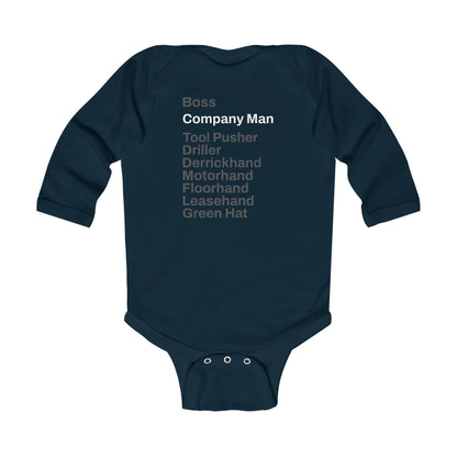 Rig Crew Series 'Company Man' - Infant Long Sleeve Onesie