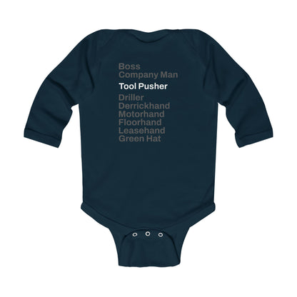 Rig Crew Series 'Tool Pusher' - Infant Long Sleeve Onesie