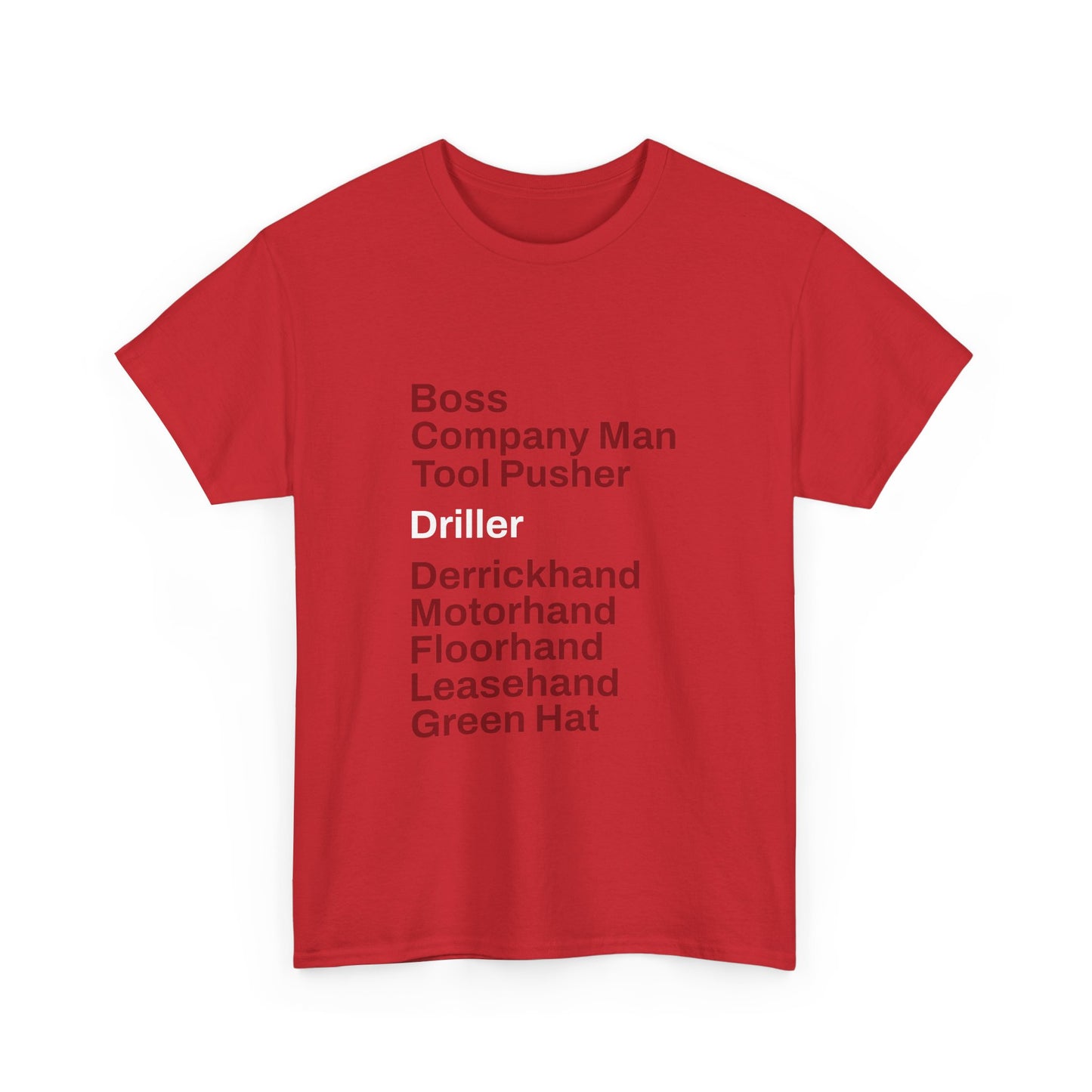 Rig Crew Series 'Driller' - Adult Short Sleeve Tee