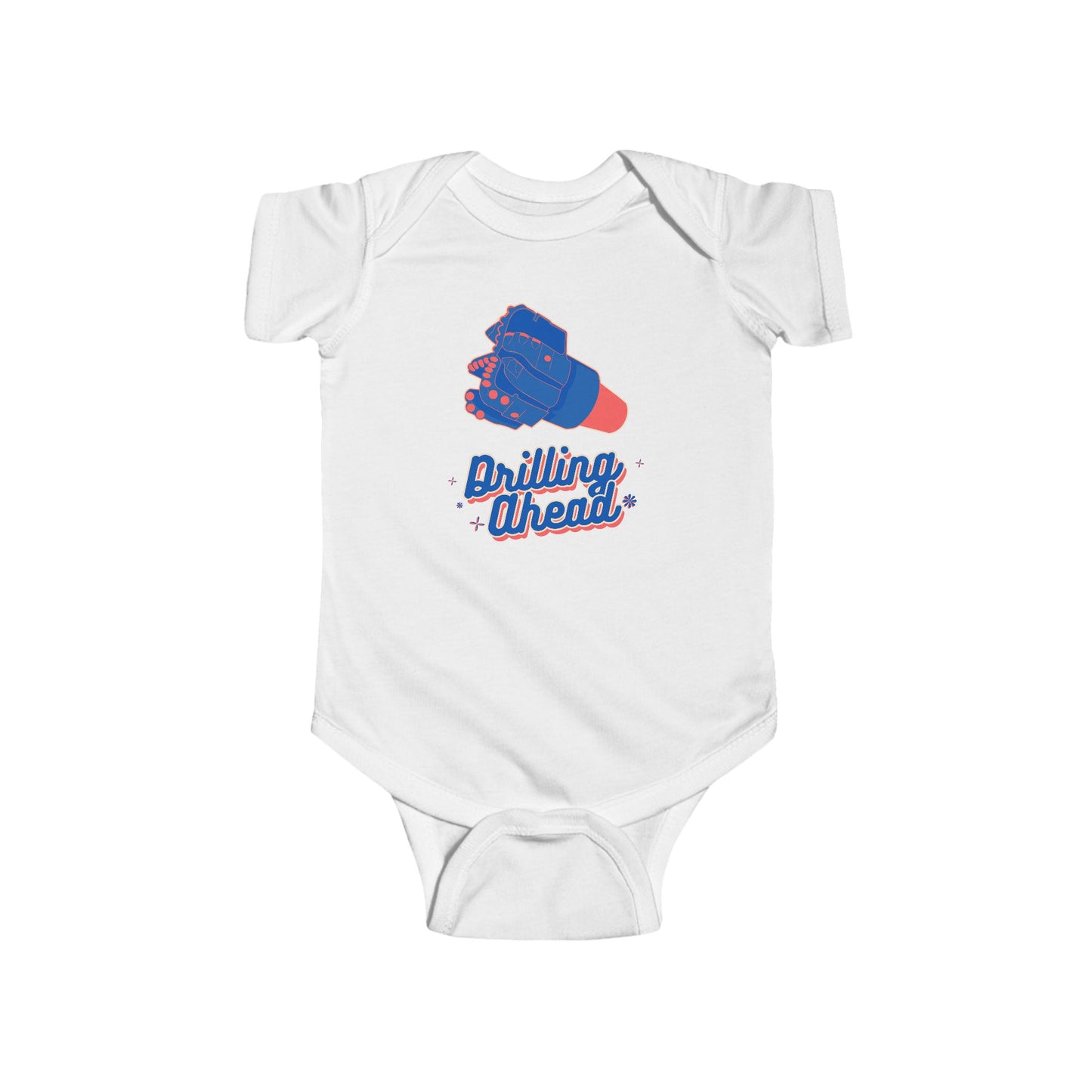 'Drilling Ahead' Infant Short Sleeve Bodysuit