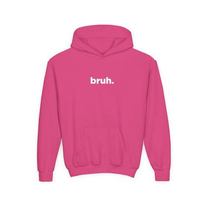 'bruh.' Youth Hoodie