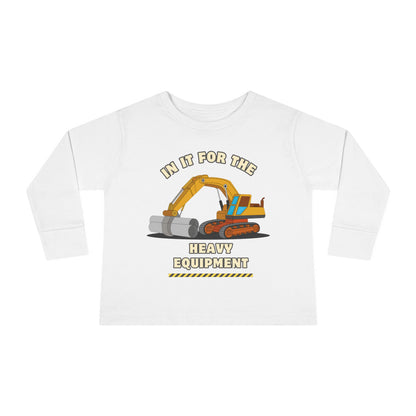 'Heavy Equipment' Toddler Long Sleeve Tee