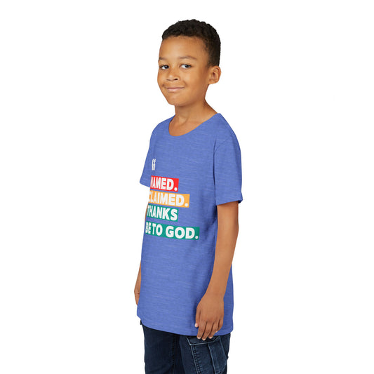 'Named, Claimed' Youth Short Sleeve Tee
