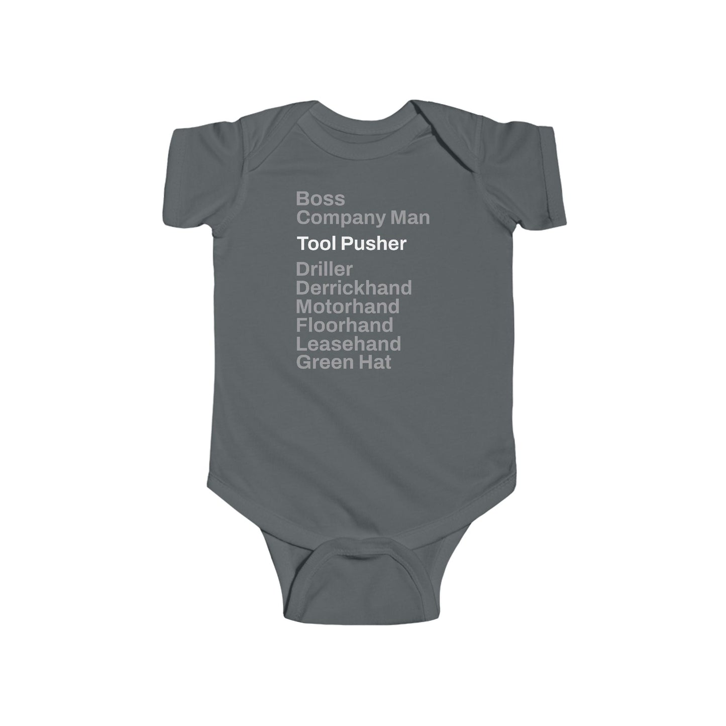 Rig Crew Series 'Tool Pusher' - Infant Short Sleeve Onesie