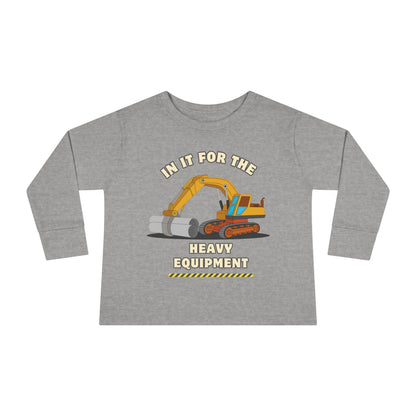 'Heavy Equipment' Toddler Long Sleeve Tee