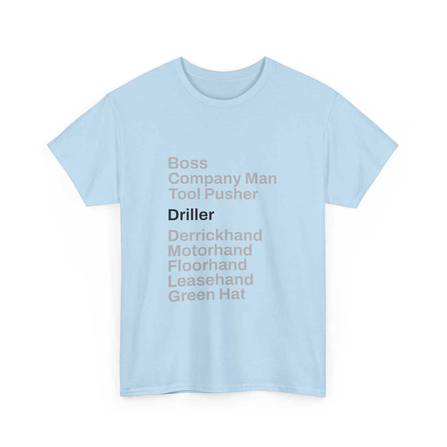 Rig Crew Series 'Driller' - Adult Short Sleeve Tee