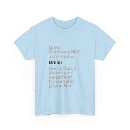 Rig Crew Series 'Driller' - Adult Short Sleeve Tee