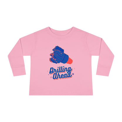 'Drilling Ahead' Toddler Long Sleeve Tee