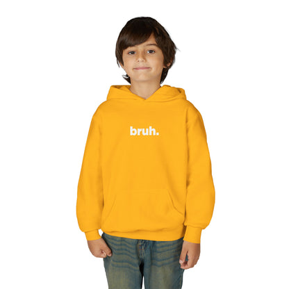 'bruh.' Youth Hoodie