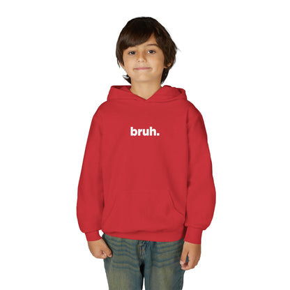 'bruh.' Youth Hoodie