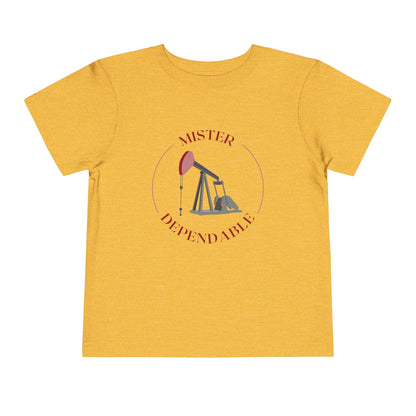 'Mister Dependable' Toddler Short Sleeve Tee