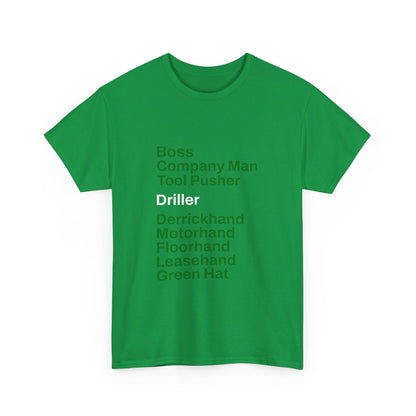 Rig Crew Series 'Driller' - Adult Short Sleeve Tee
