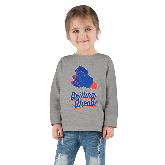 'Drilling Ahead' Toddler Long Sleeve Tee