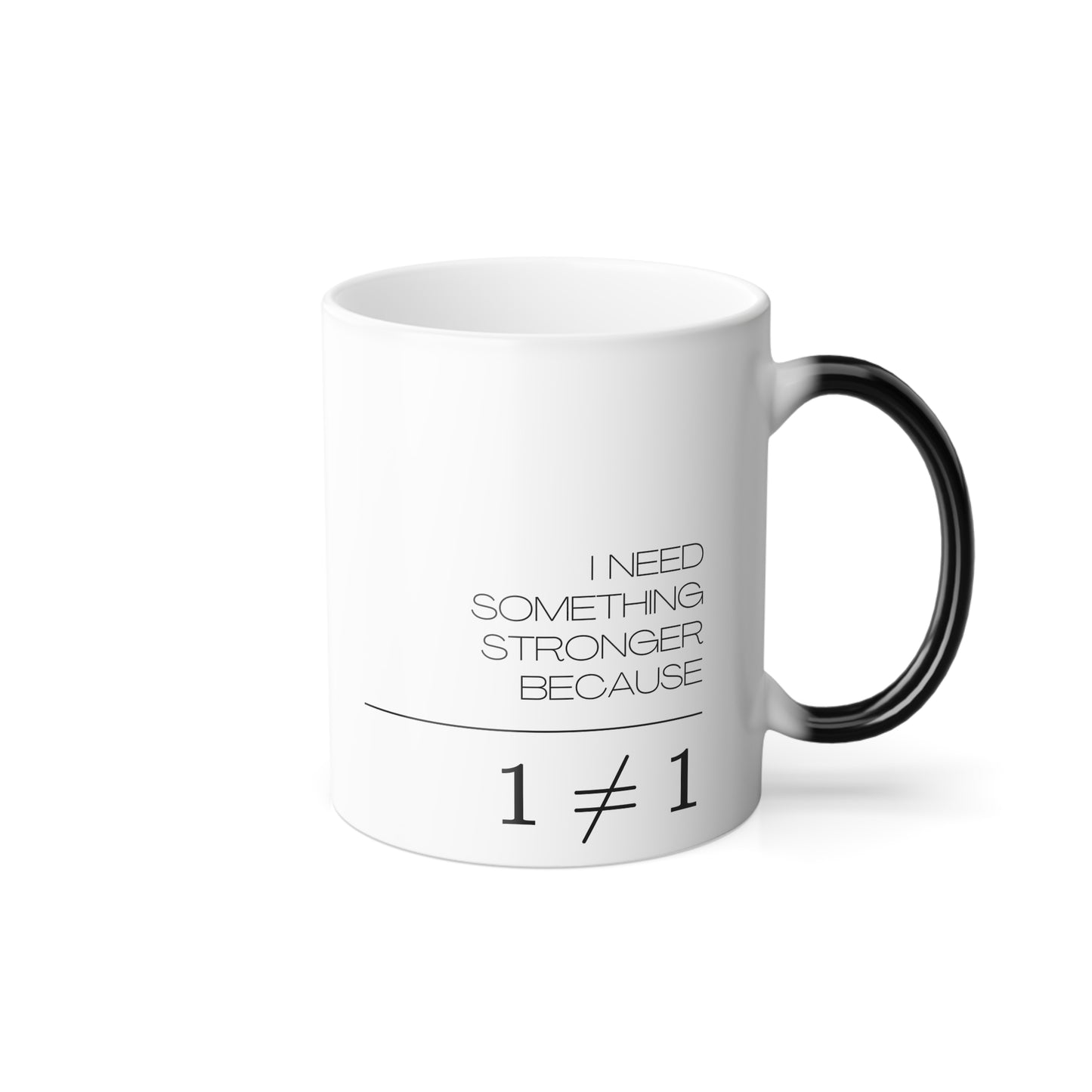 "1 ≠ 1" Accounting/Division Order Color-Changing Mug