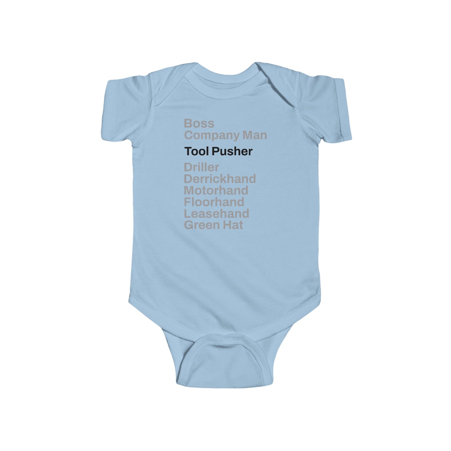 Rig Crew Series 'Tool Pusher' - Infant Short Sleeve Onesie