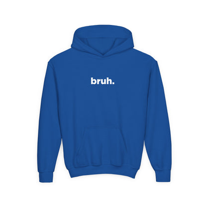 'bruh.' Youth Hoodie