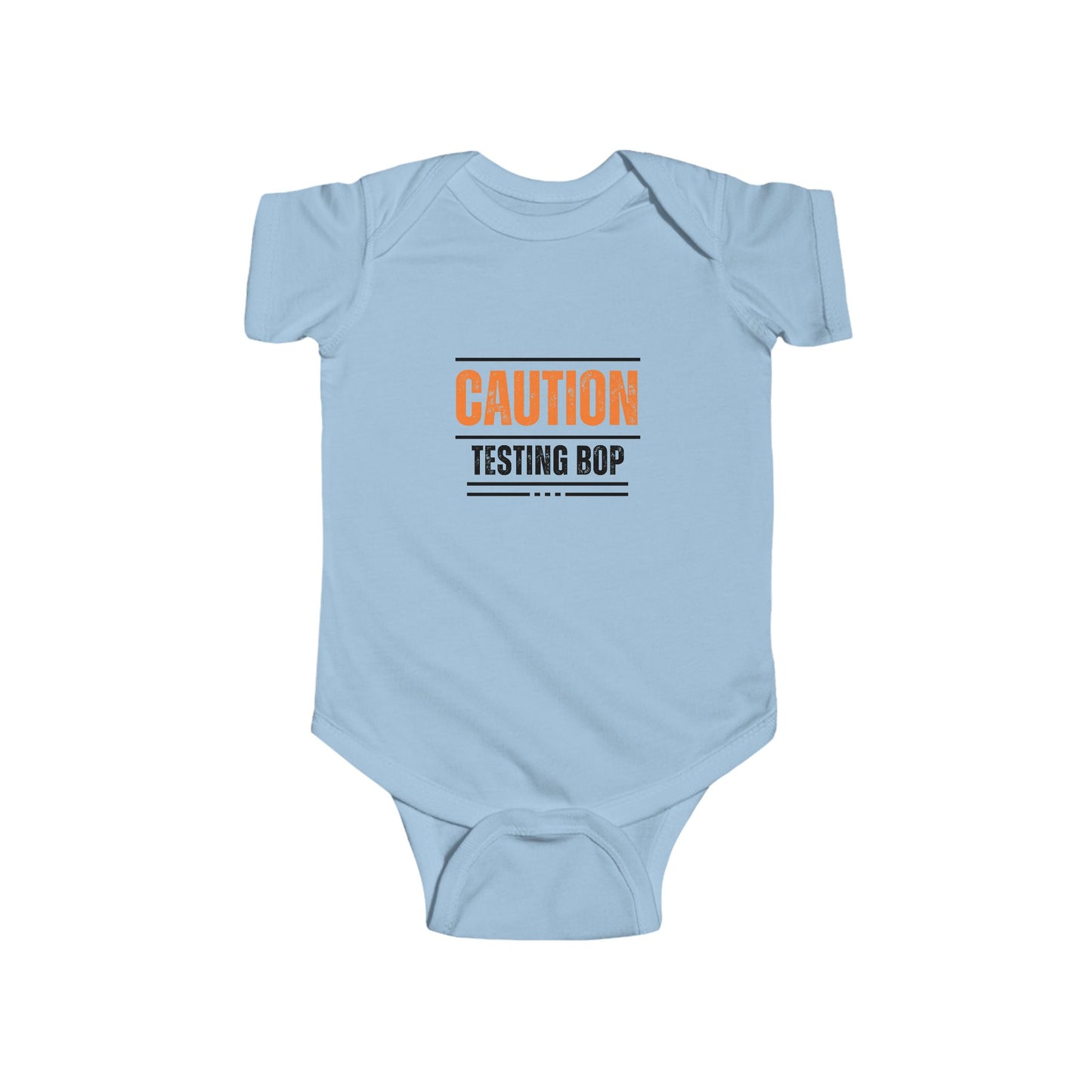 'Testing BOP' - Infant Short Sleeve Onesie
