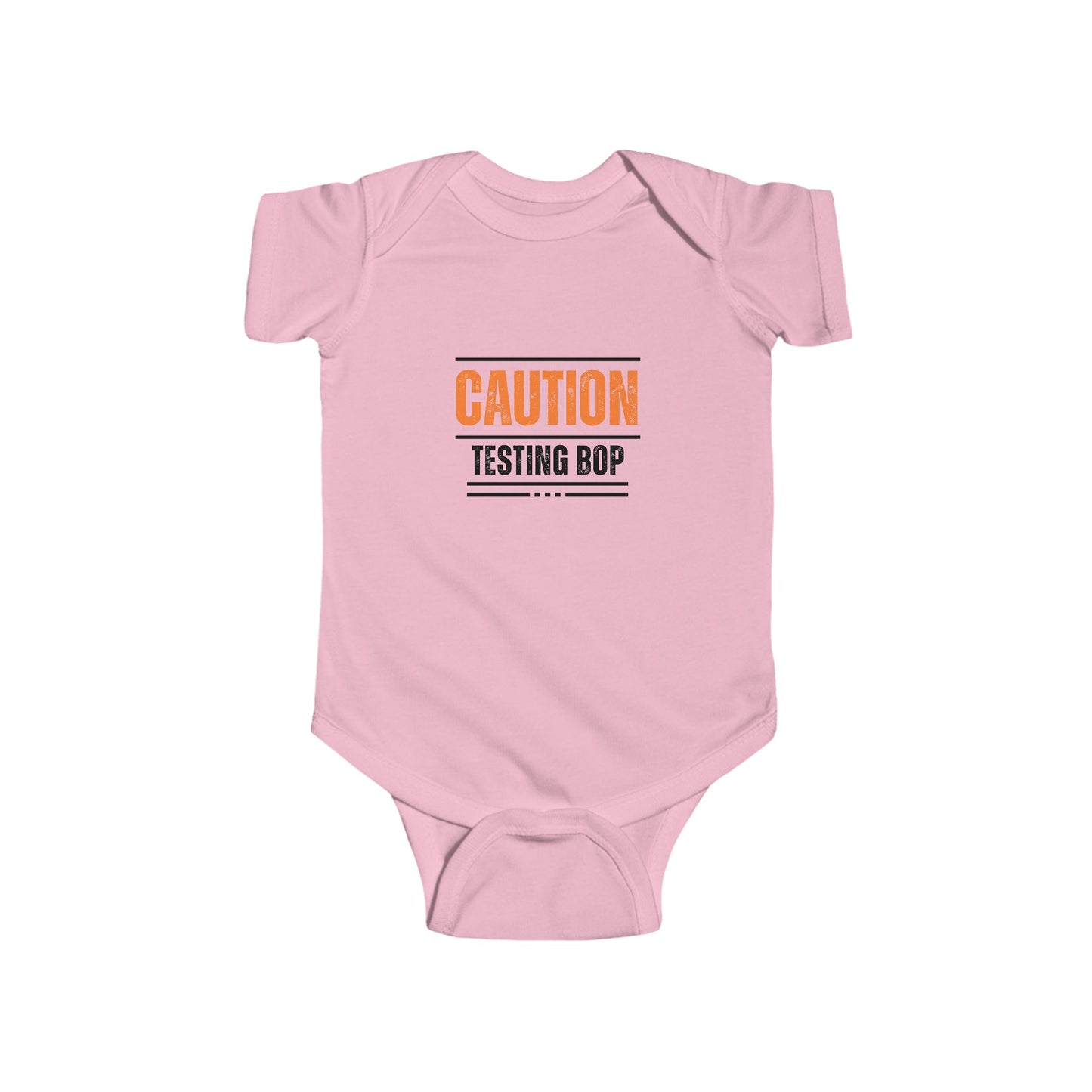 'Testing BOP' - Infant Short Sleeve Onesie