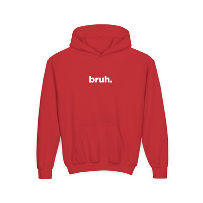 'bruh.' Youth Hoodie