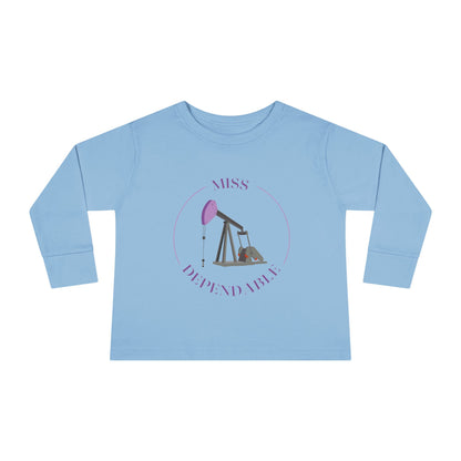 'Miss Dependable' Toddler Long Sleeve Tee