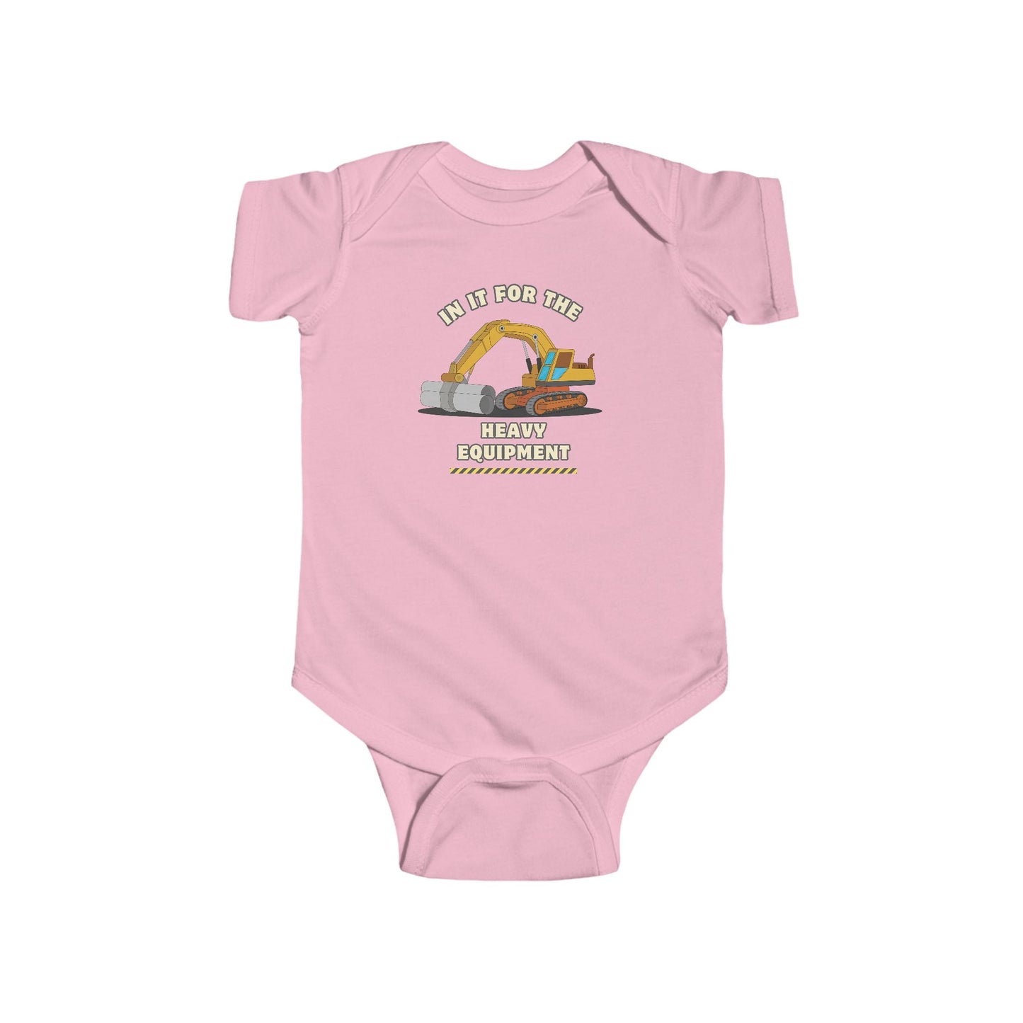 'Heavy Equipment' Infant Short Sleeve Onesie