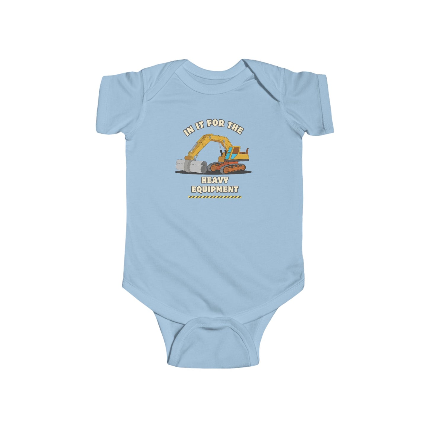 'Heavy Equipment' Infant Short Sleeve Onesie