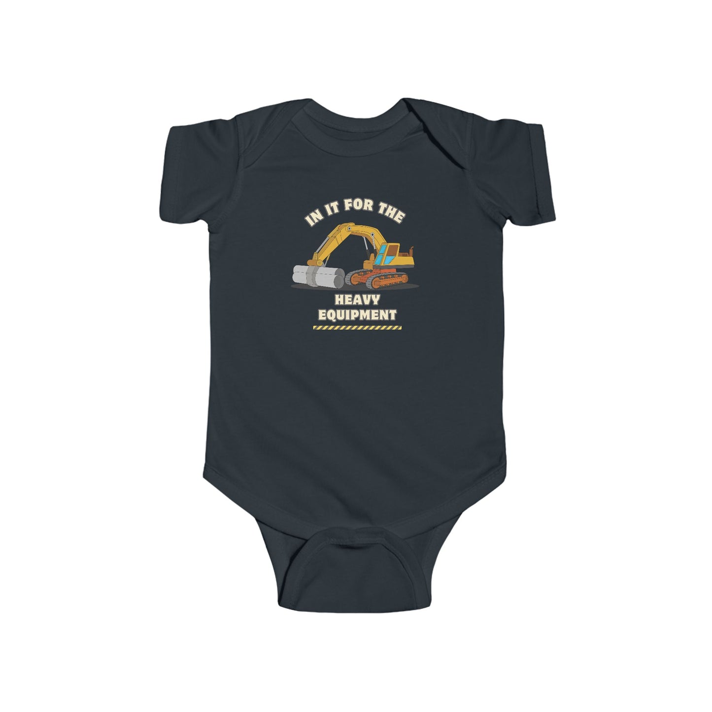 'Heavy Equipment' Infant Short Sleeve Onesie