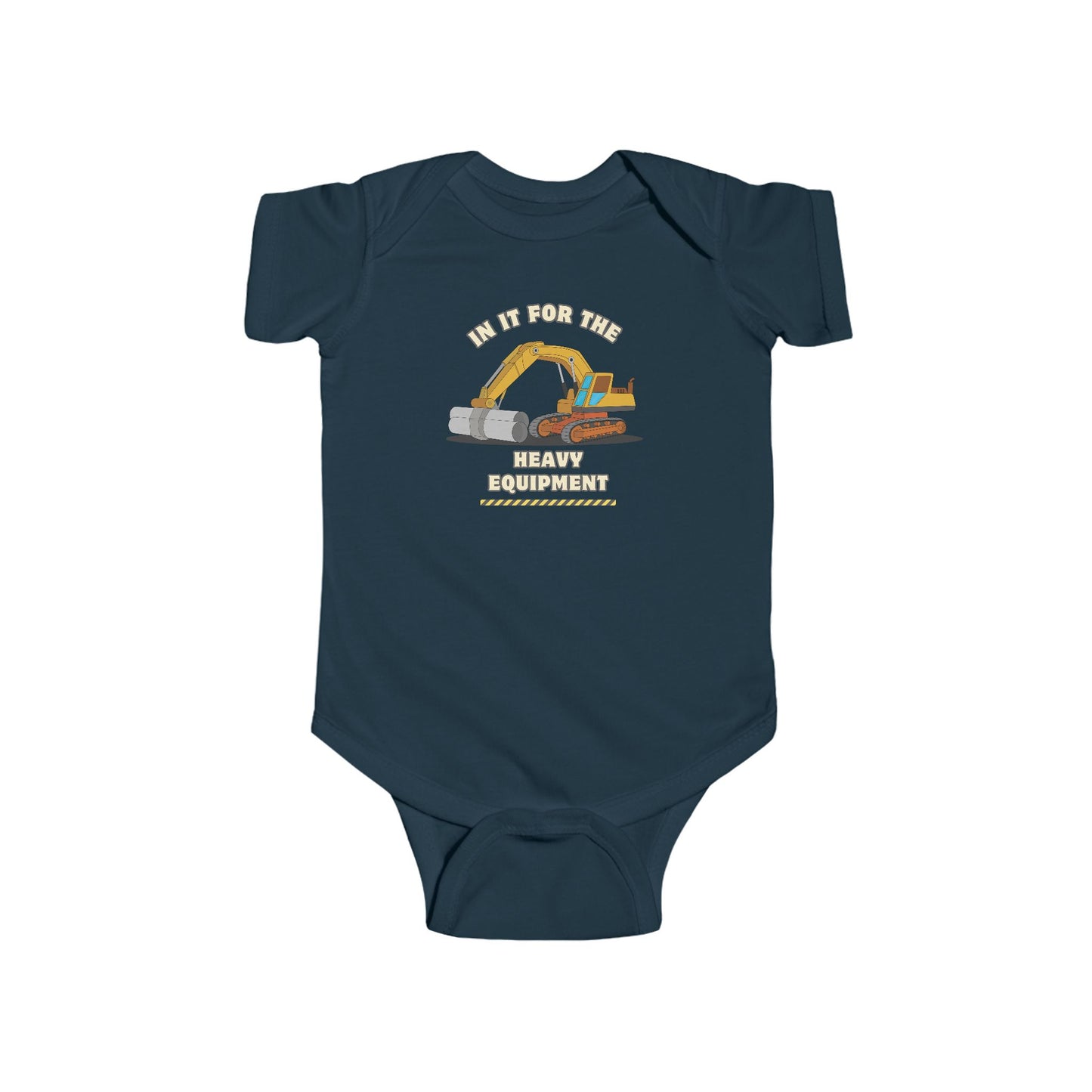 'Heavy Equipment' Infant Short Sleeve Onesie
