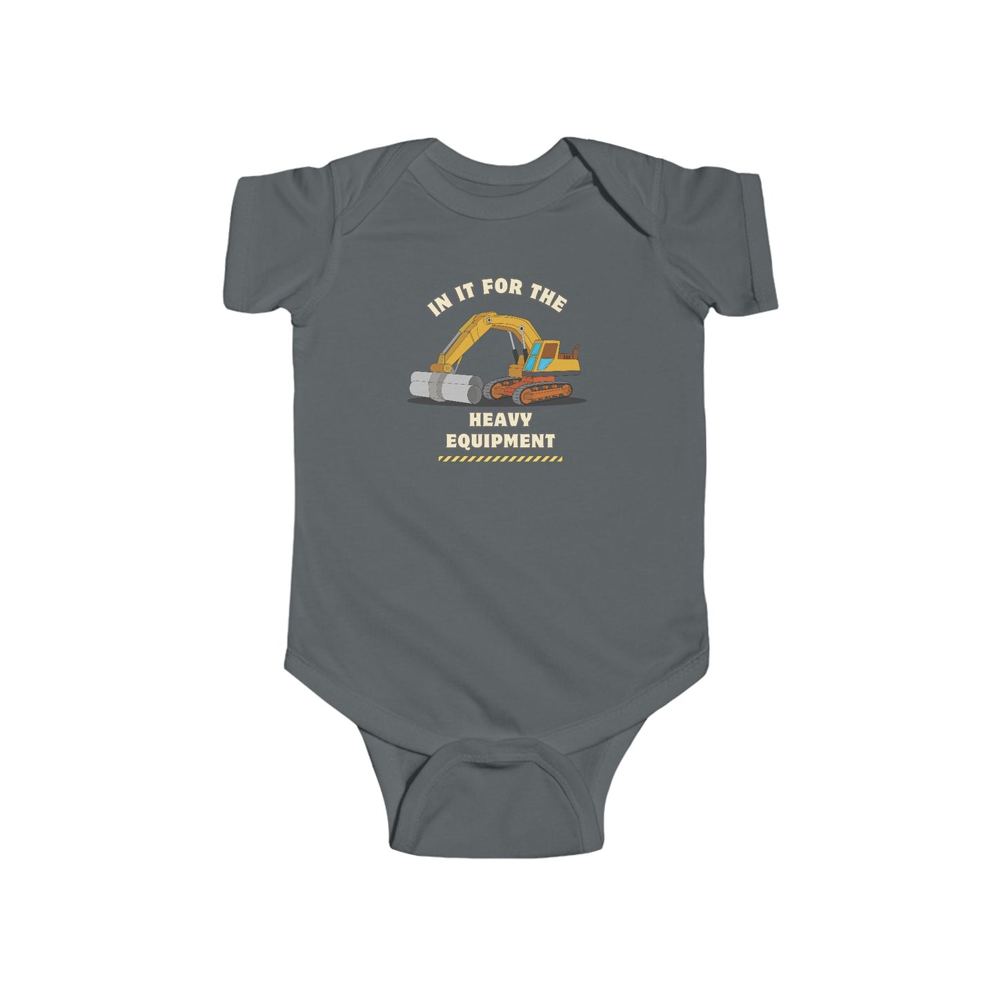 'Heavy Equipment' Infant Short Sleeve Onesie