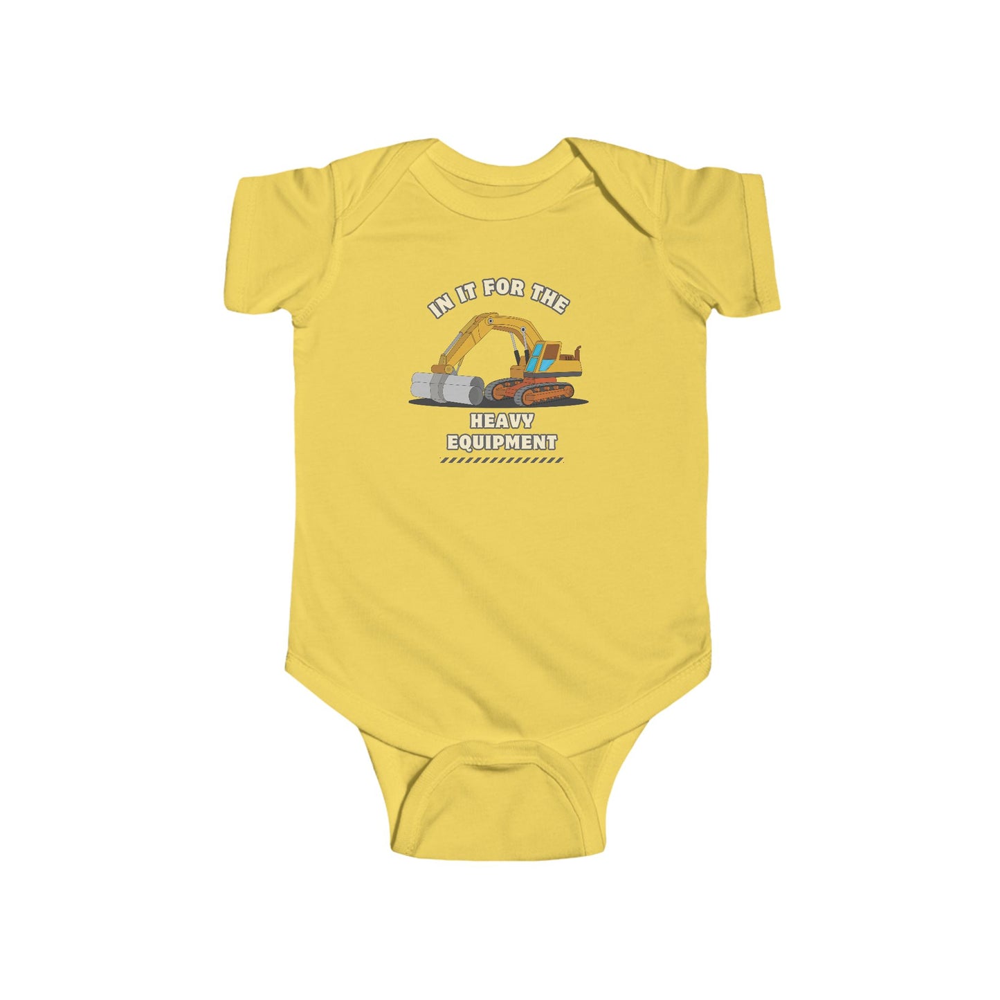 'Heavy Equipment' Infant Short Sleeve Onesie