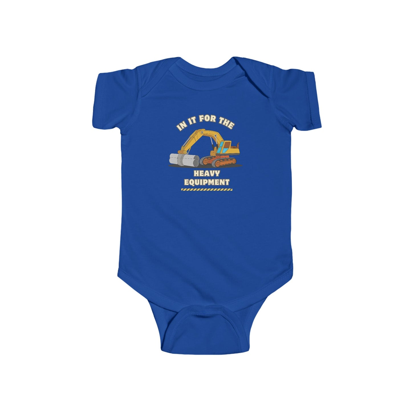 'Heavy Equipment' Infant Short Sleeve Onesie