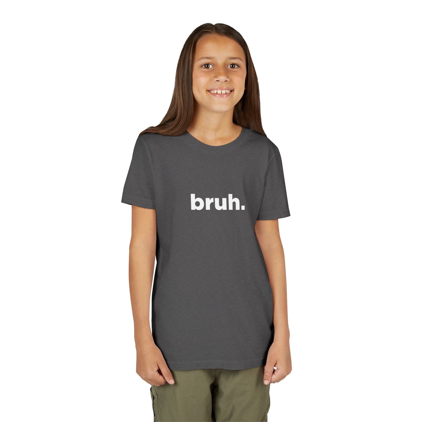 'bruh.' Youth Short Sleeve Tee