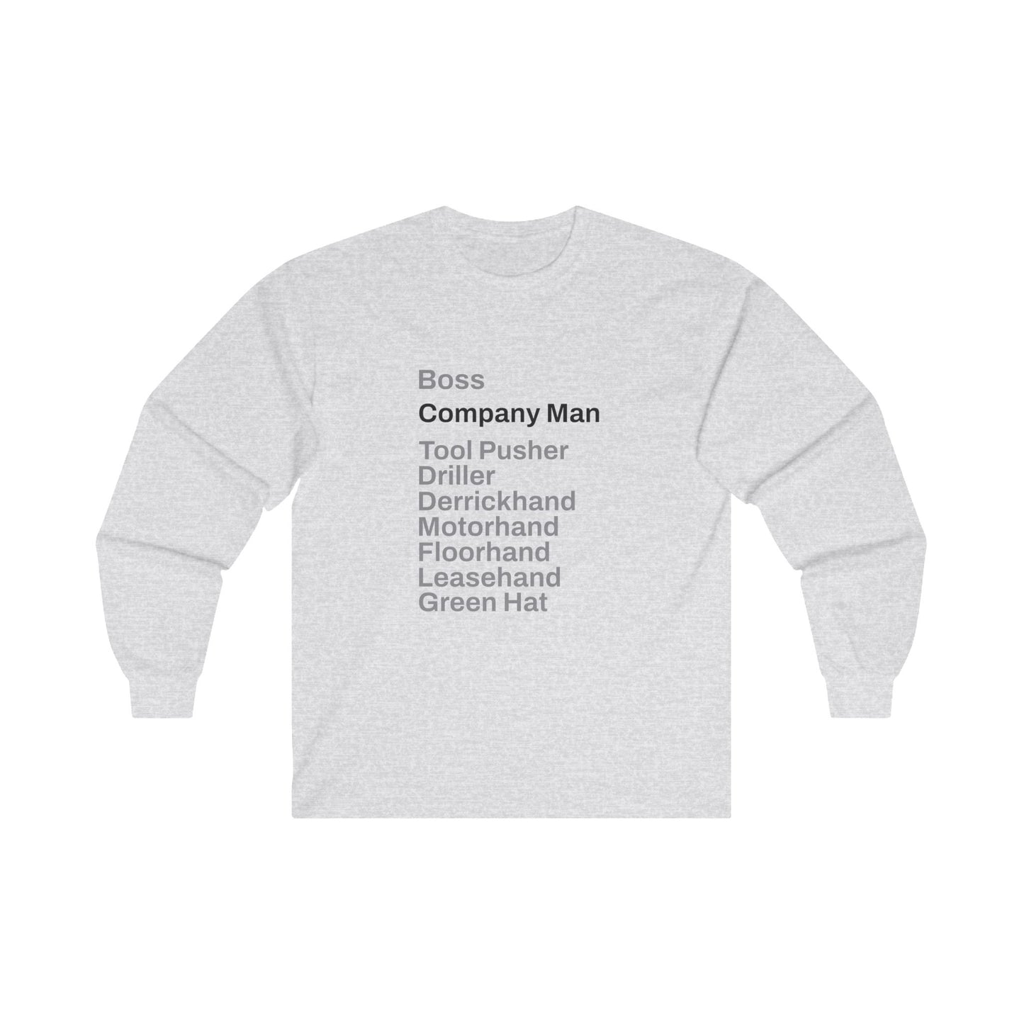 Rig Crew Series 'Company Man' - Adult Long Sleeve Tee