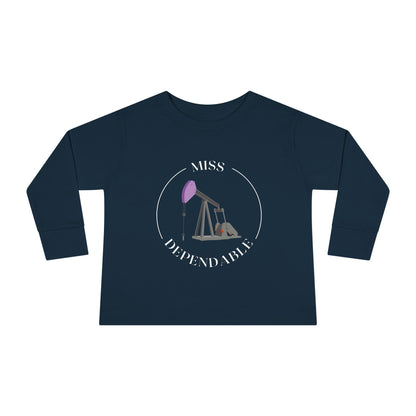 'Miss Dependable' Toddler Long Sleeve Tee