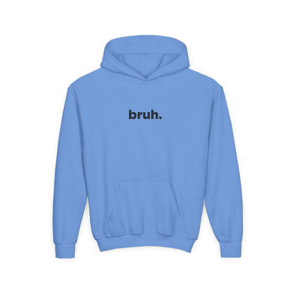 'bruh.' Youth Hoodie