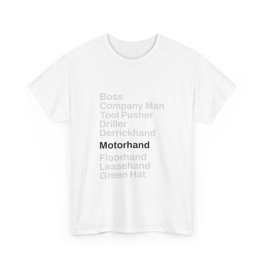 Rig Crew Series 'Motorhand' - Adult Short Sleeve Tee
